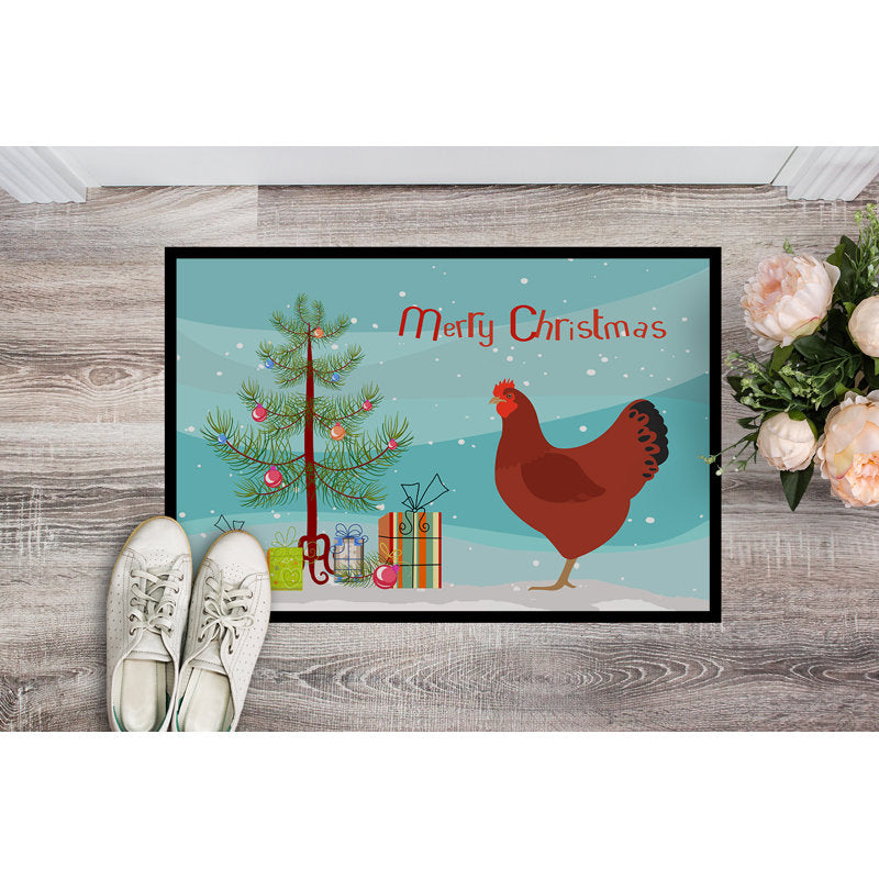 Elisabeth Non-Slip No Pattern Christmas Doormat