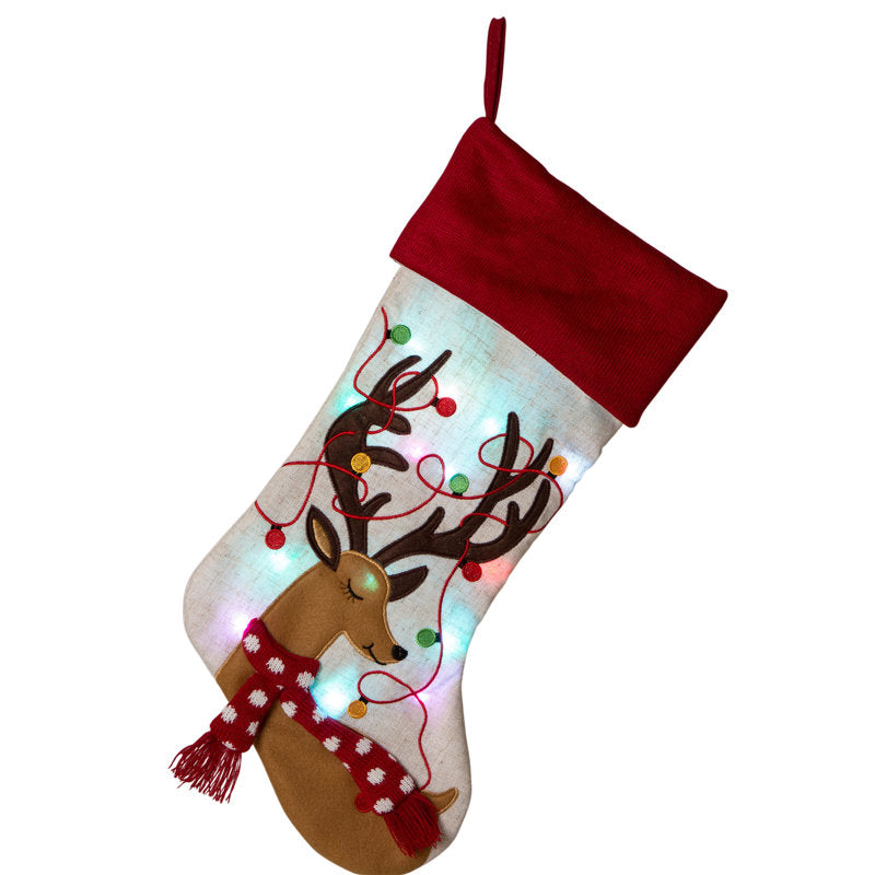 Embroidered Christmas Stocking