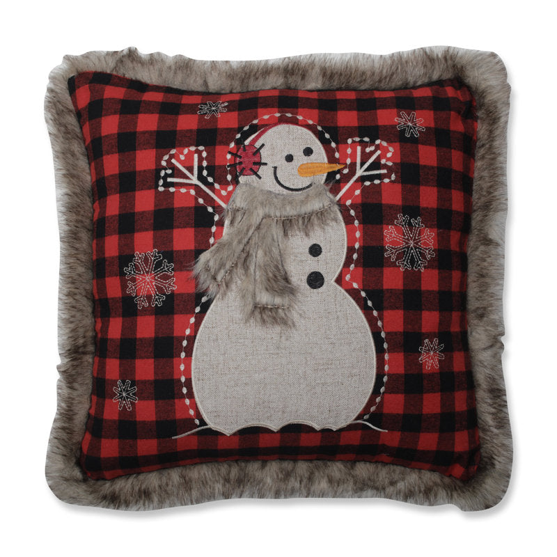 Embroidered Throw Pillow