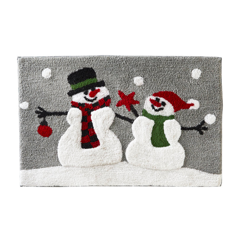Epes Cotton Blend Non-Slip Bath Rug