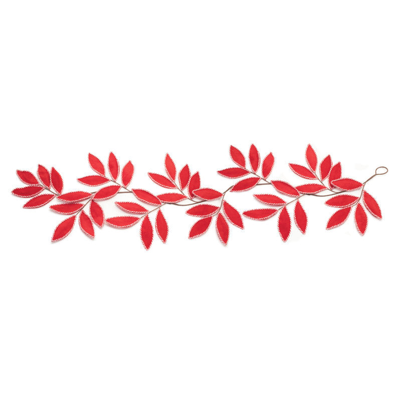 9 ft Artificial Christmas Garland styled along a festive mantel