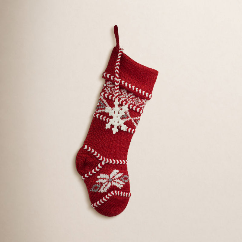 Fair Isle Personalized Christmas Knit Stocking