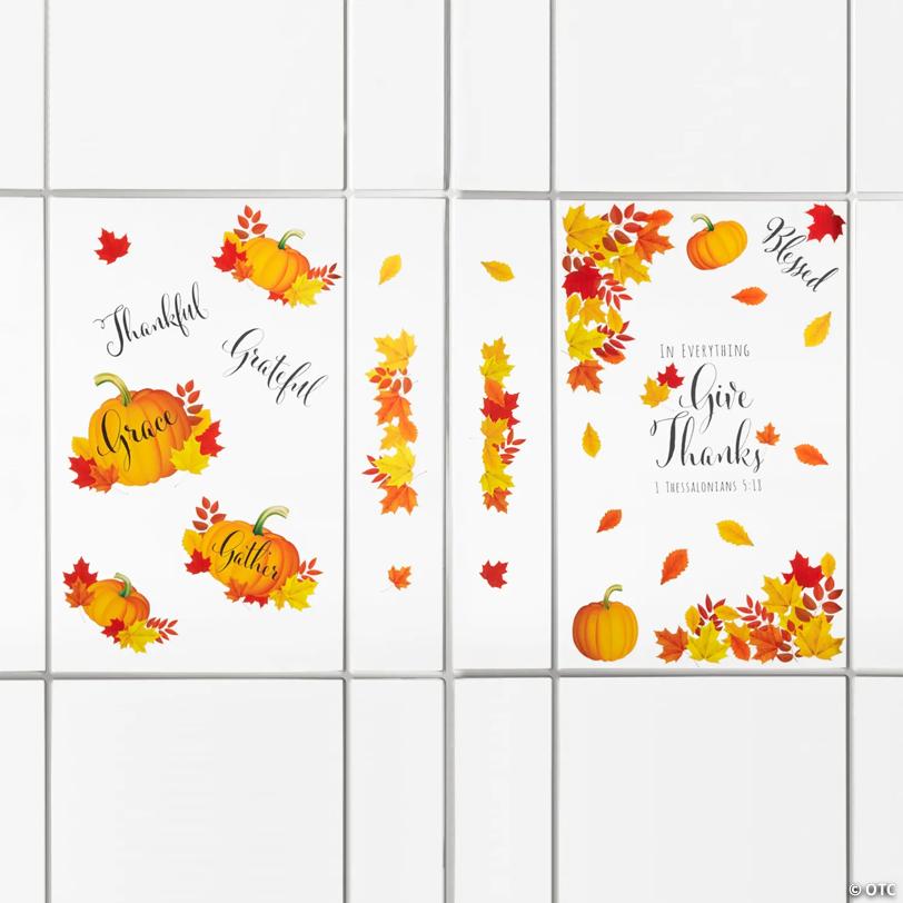Faith Fall Window Clings - 27 Pc.