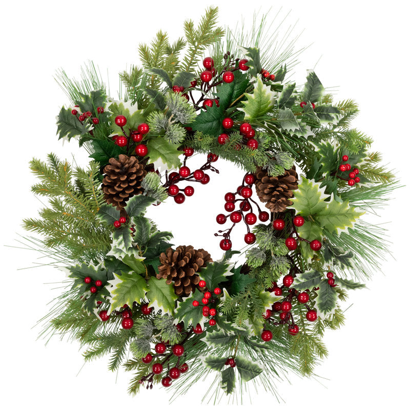24" artificial wreath