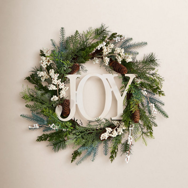 Christmas Wreath as a festive door display