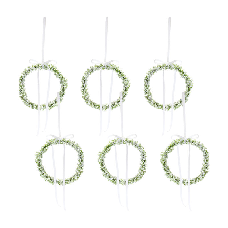 7" Artificial Berry Christmas Wreath as a festive door display