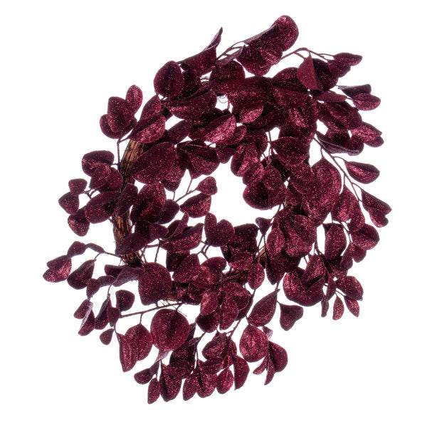 Faux Dogwood Plastic 24'' Wreath