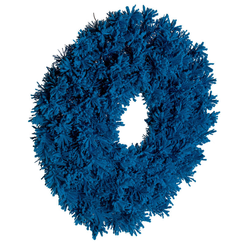 Artificial Pine Christmas Wreath as a festive door display