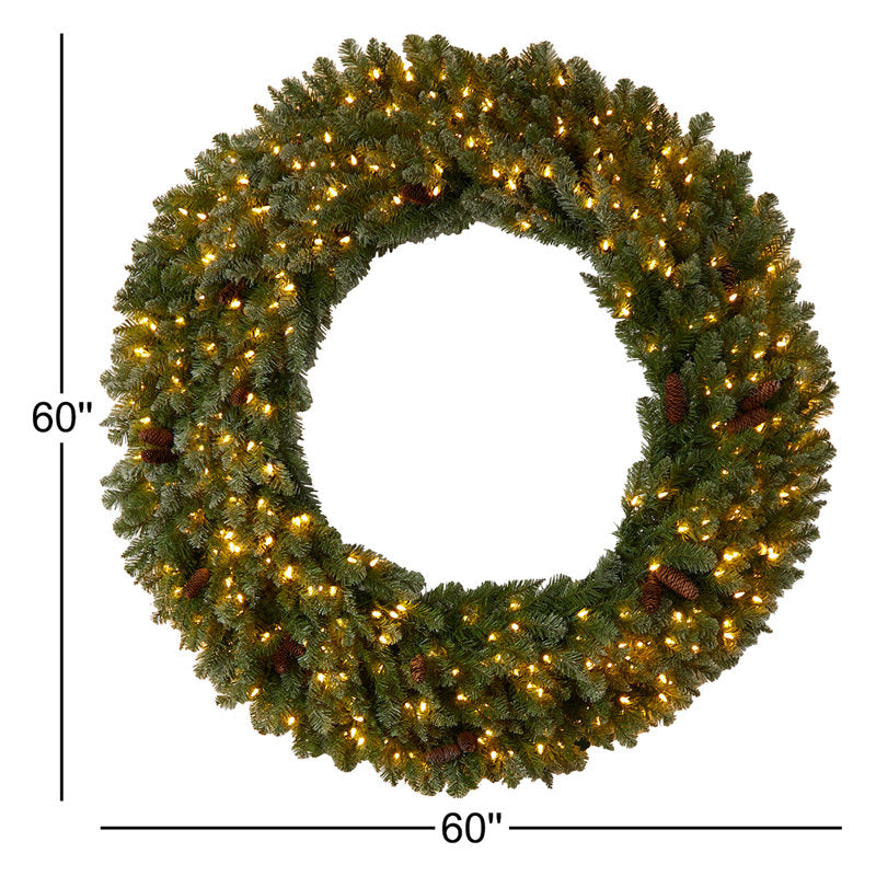 Christmas Wreath as a festive door display
