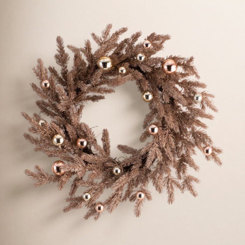 24" pine Christmas wreath