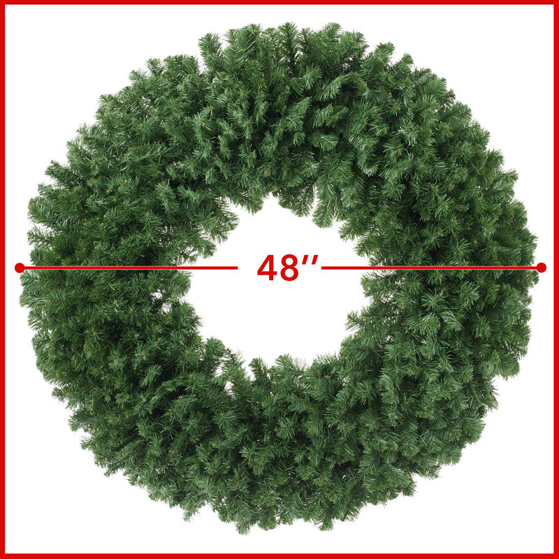 Christmas Wreath displayed on a front door