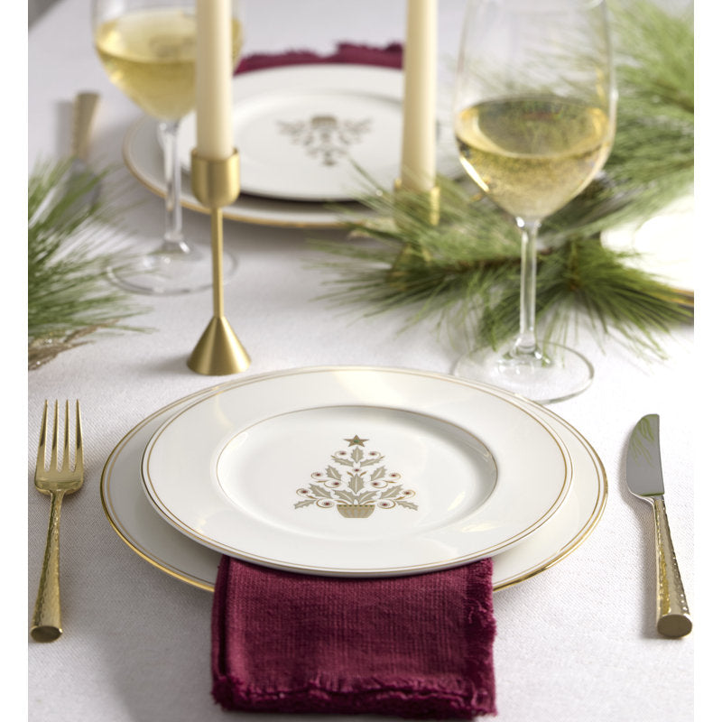 Federal Platinum Tree Accent Plates, Set of 4