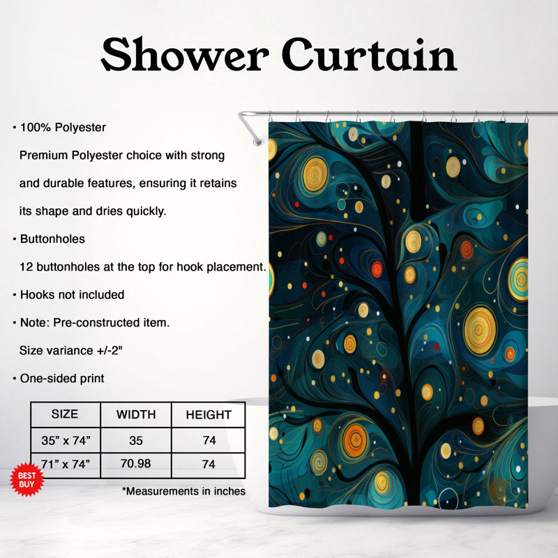 Festive Fir - Premium Shower Curtain