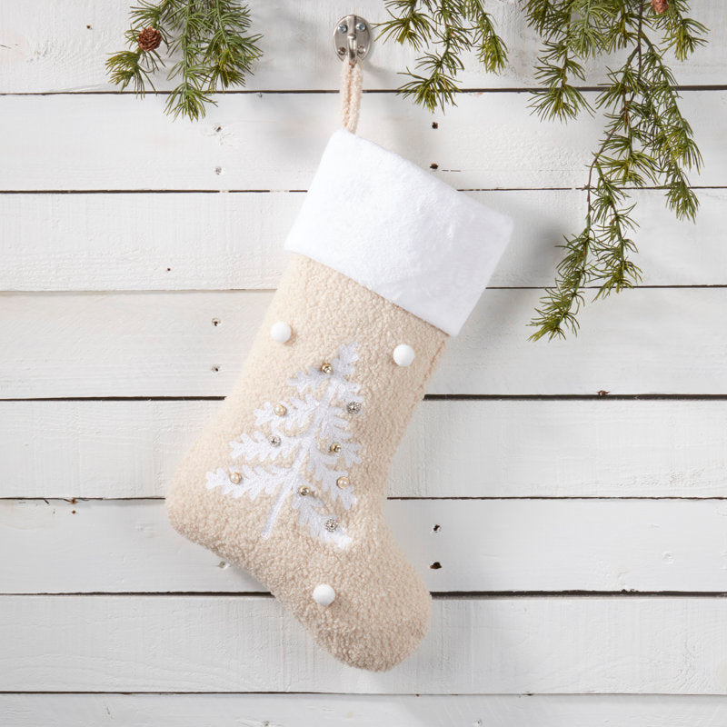 Festive Foliage Christmas Tree Stocking
