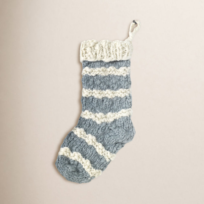 Festive Hand Knitted Sock
