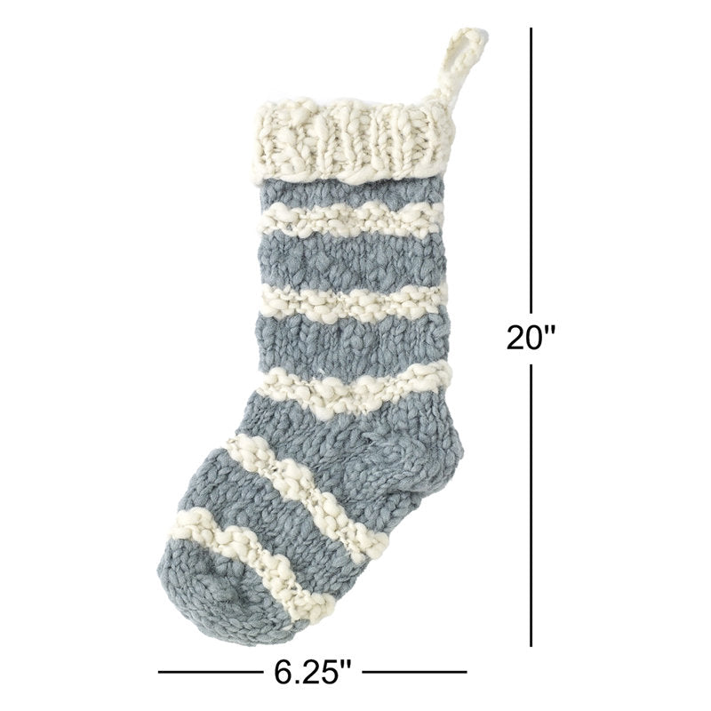 Festive Hand Knitted Sock