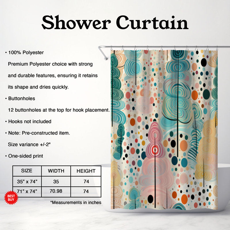 Festive Pine - Premium Shower Curtain