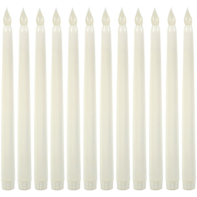 Flameless LED Taper Plastic Candle