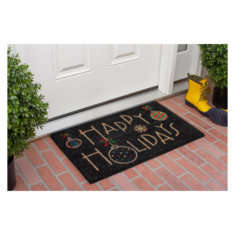 Floinn Non-Slip No Pattern Christmas Doormat