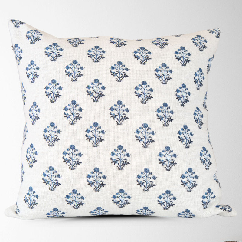 Floral Cotton Pillow Cover