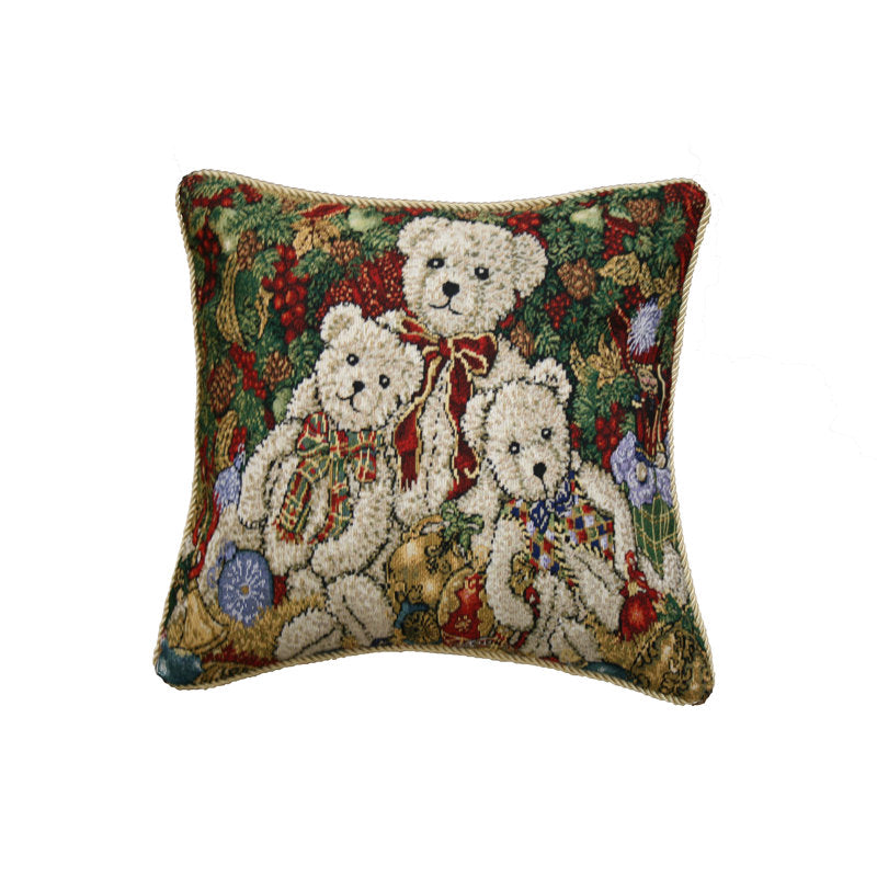 Floral Reversible Throw Pillow