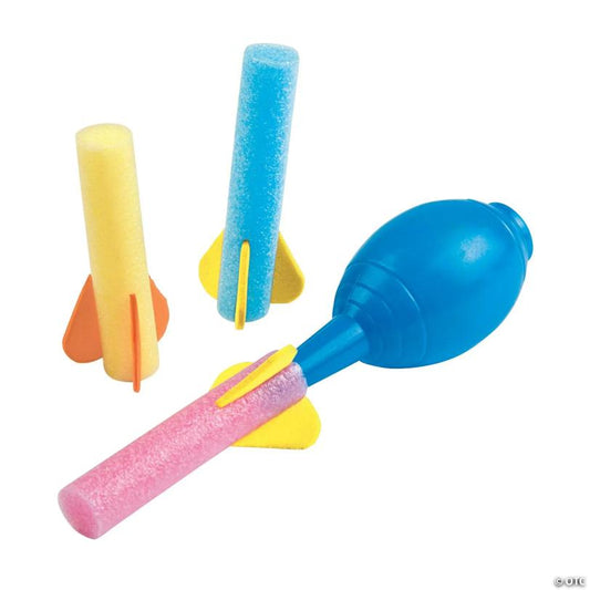 Foam Crush Rockets - 12 Pc.