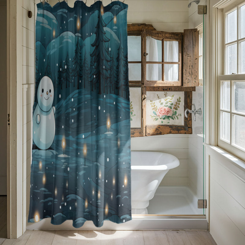 Frostbitten Sculpture - Premium Shower Curtain
