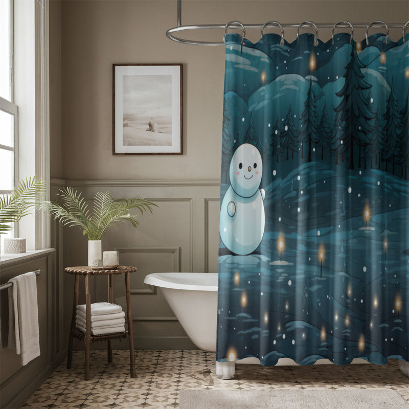 Frostbitten Sculpture - Premium Shower Curtain