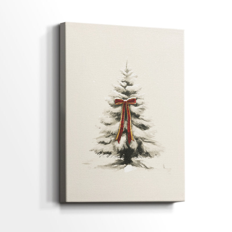 Frostlit Sleigh Chapel-Premium Gallery Wrapped Canvas