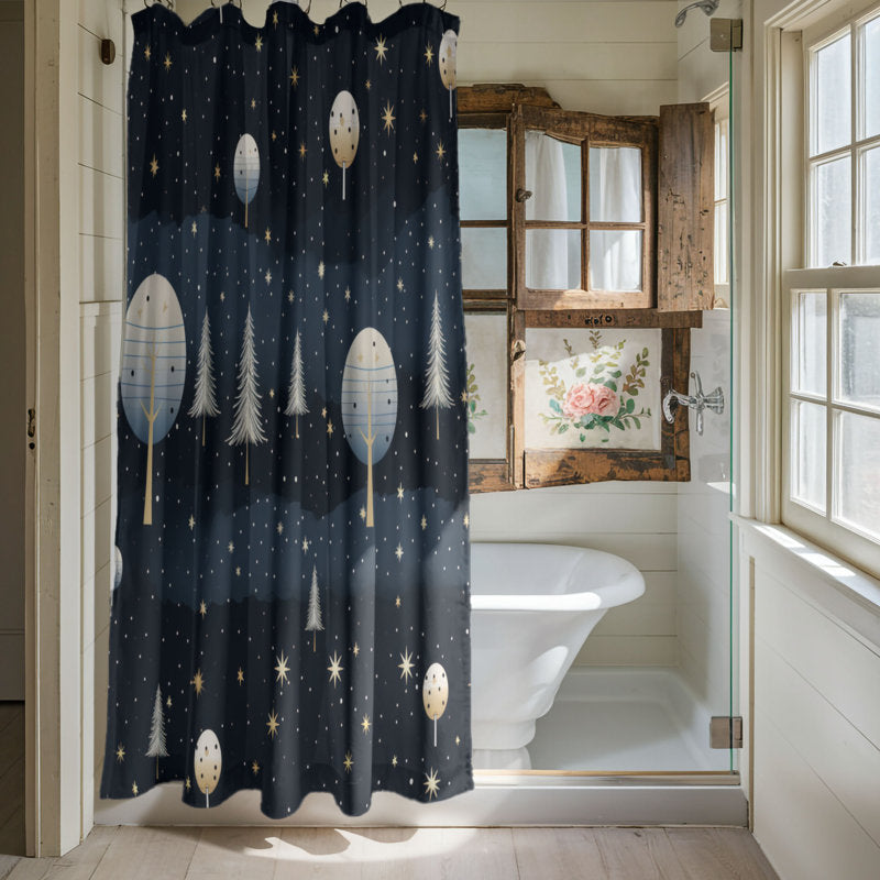 Frosty Night - Premium Shower Curtain