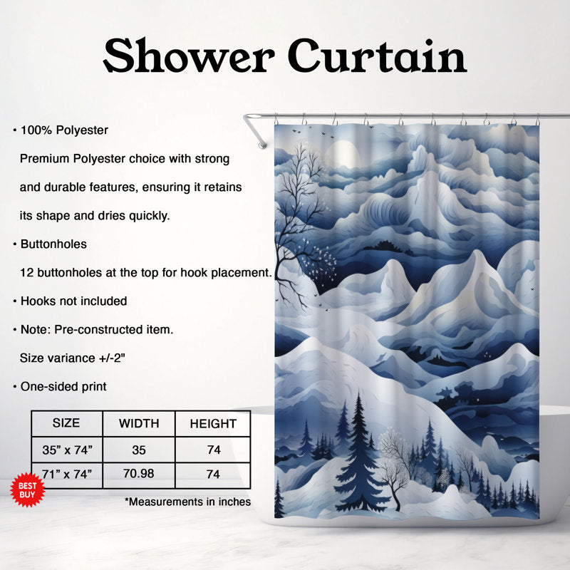 Frozen Hideaway - Premium Shower Curtain