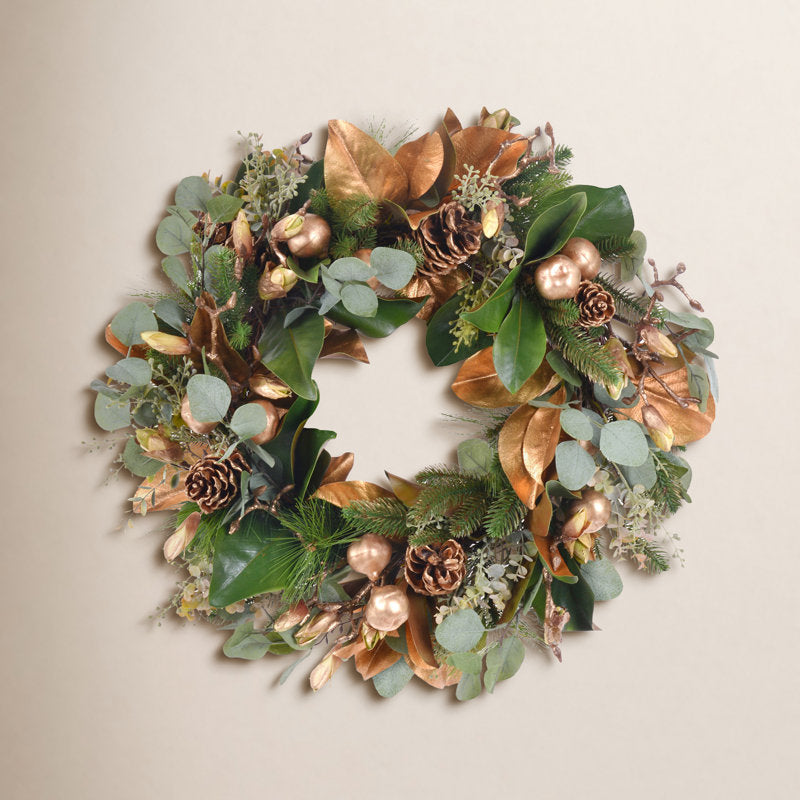 Christmas Wreath as a festive door display