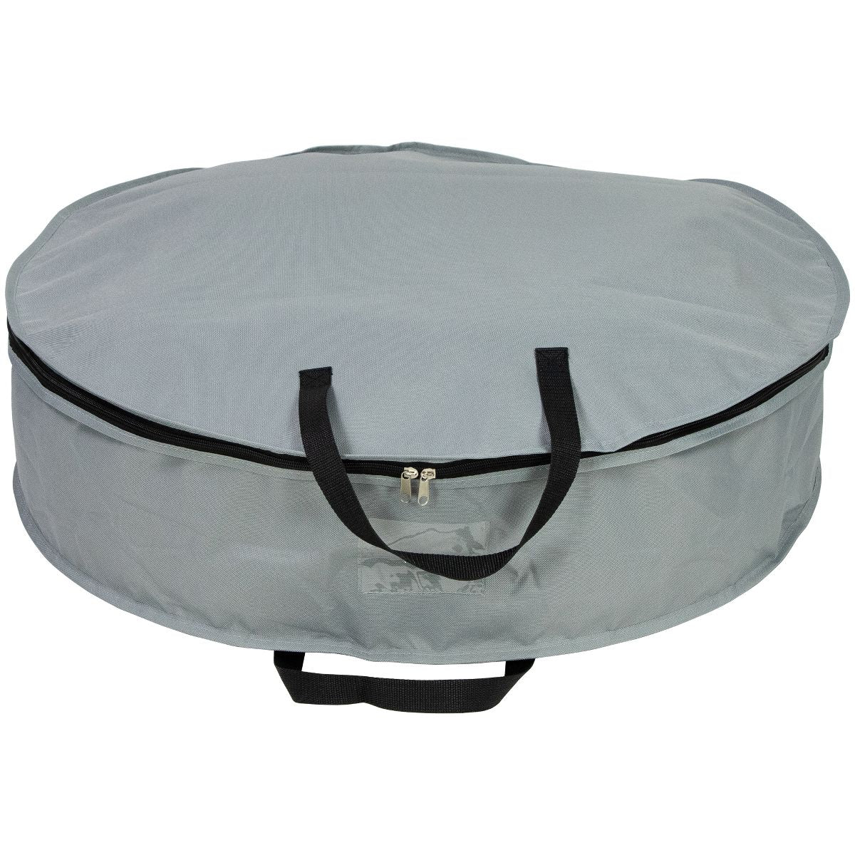 30 Inch Multi-Seasonal Wreath Storage Bag – Gray Durable Holiday Decoration Organizer