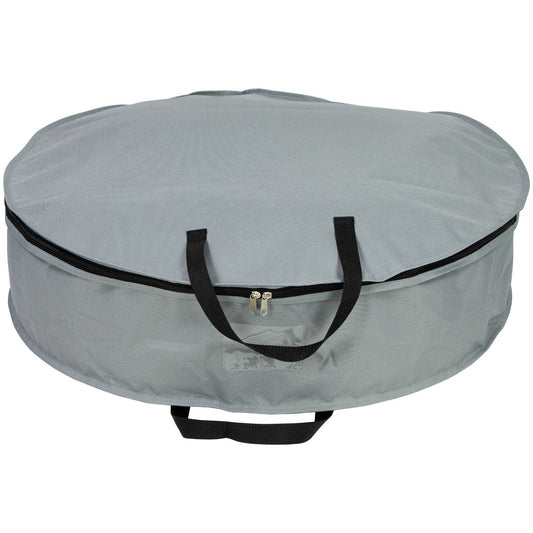 30 Inch Multi-Seasonal Wreath Storage Bag – Gray Durable Holiday Decoration Organizer