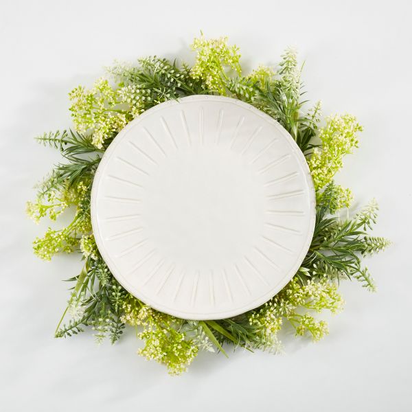 16" Mixed Greenery Wreath Set of 4 – Artificial Home Decor