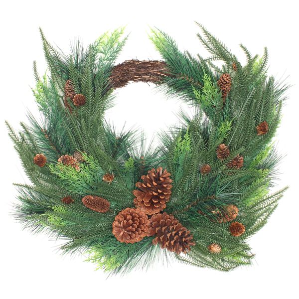 26" Mixed Pine Artificial Christmas Wreath - National Tree Company