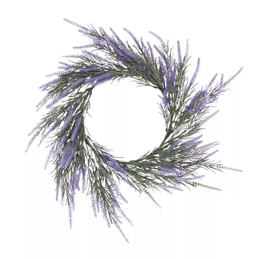 19 Inch Lavender Floral Wreath – Set of 4 Purple Accent Wreaths