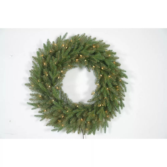 30-Inch Balsam Collection Artificial Christmas Wreath – PE/PVC Mix