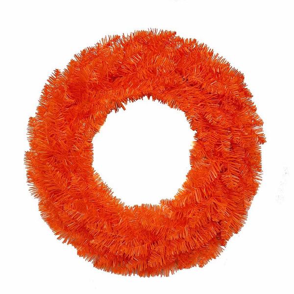 24" Red Pre-Lit Christmas Wreath with 30 LED Lights