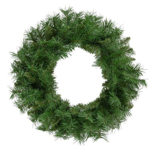 24" Chatham Pine Artificial Christmas Wreath Unlit Evergreen Holiday Accent