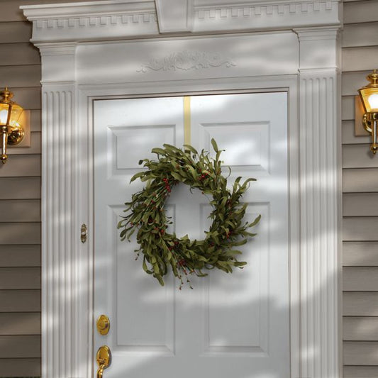 22” Autumn Grass & Berry Artificial Wreath
