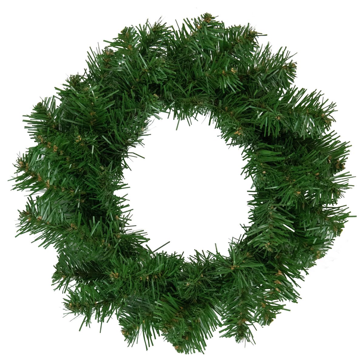 24-Inch Deluxe Dorchester Full Pine Artificial Christmas Wreath – Unlit Holiday Décor
