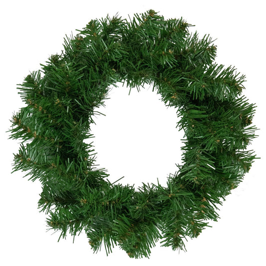 24-Inch Deluxe Dorchester Full Pine Artificial Christmas Wreath – Unlit Holiday Décor