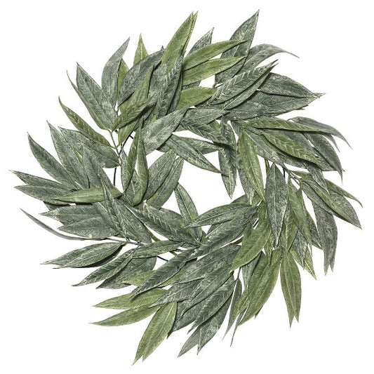 Green Muddy White Willow Wreath – Artificial Home Decor