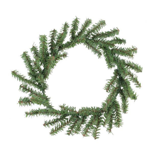 10" Unlit Mini Pine Artificial Christmas Wreath Small Holiday Greenery Decoration