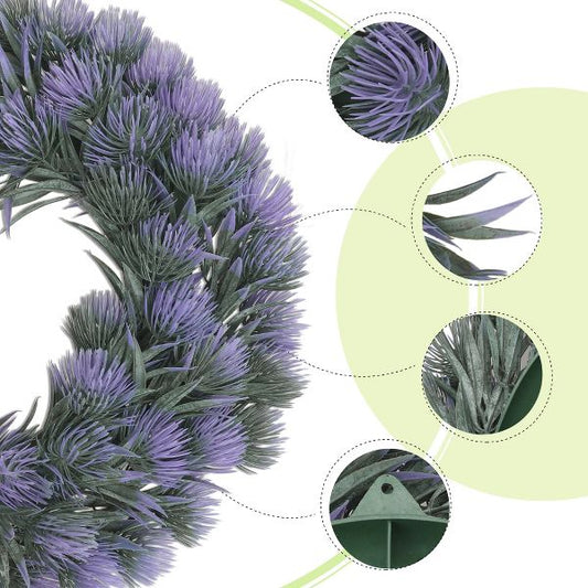 Spring Farmhouse Artificial Wreath – Front Door and Wall Décor