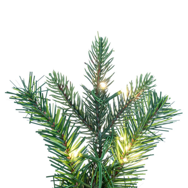 13.78" Artificial Eucalyptus Candle Rings on a pillar candle as a table centerpiece