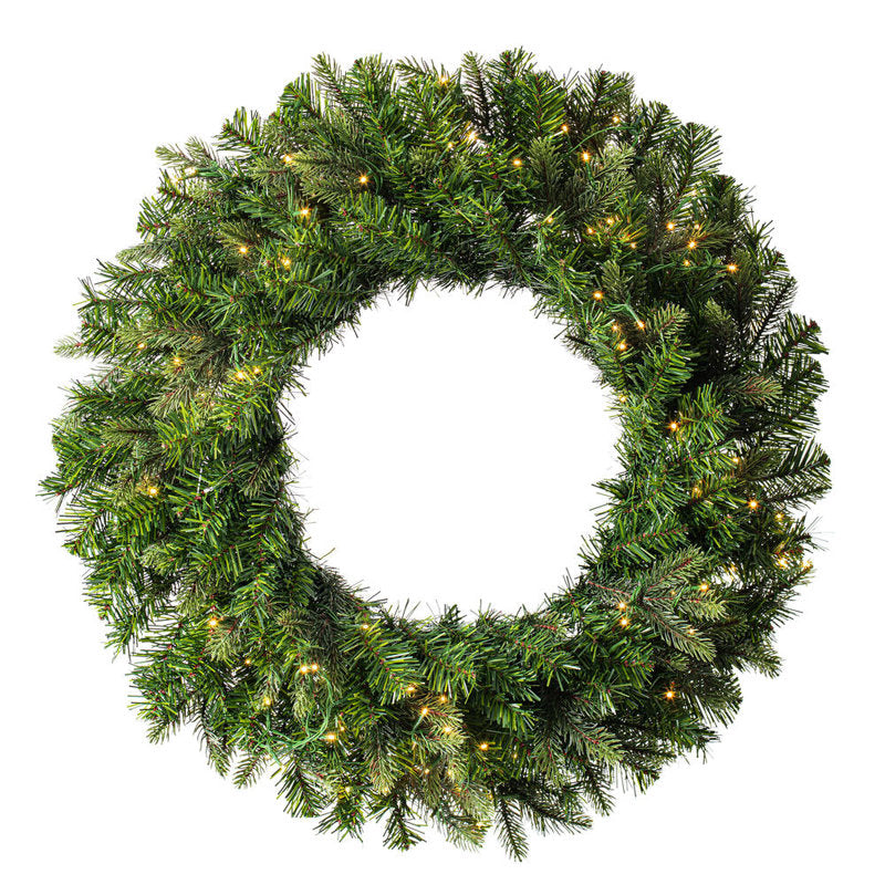 13.78" Artificial Eucalyptus Candle Rings on a pillar candle as a table centerpiece