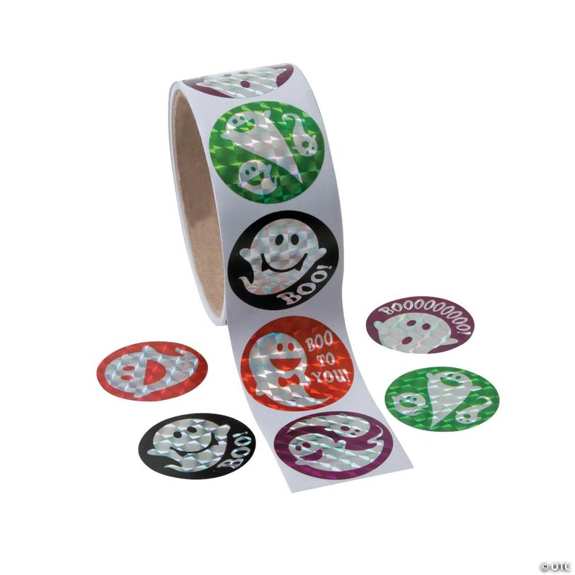 Ghost Prism Sticker Roll - 100 Pc. | USA Decoration®
