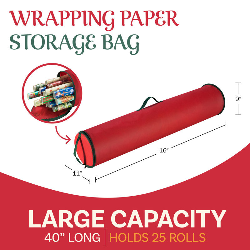 Gift Wrap Storage Bag